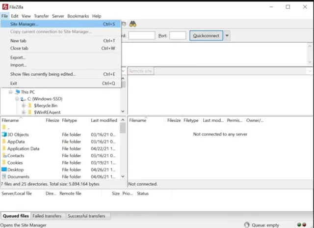 Kako instalirati Wordpress / Tutorijal 16 ftp3 Sajber Sfera IT News, Tech, Gaming, Reviews