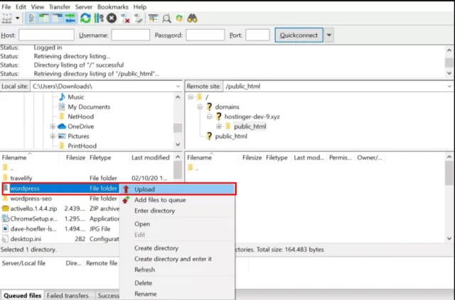Kako instalirati Wordpress / Tutorijal 19 ftp6 Sajber Sfera IT News, Tech, Gaming, Reviews