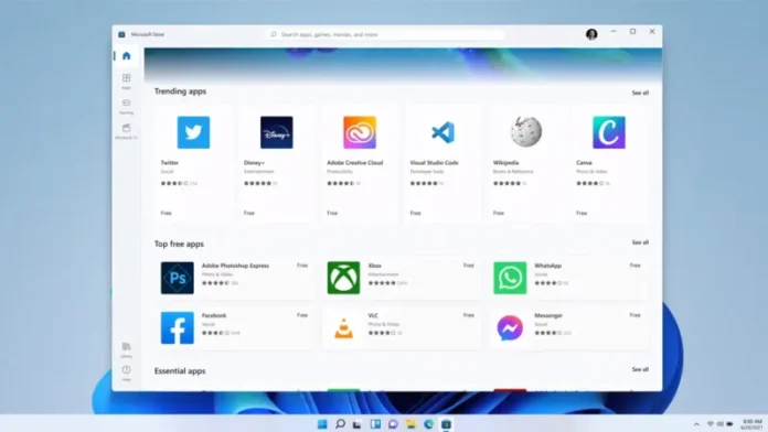 win 11 microsoft store