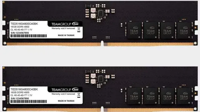 DDR5 RAM memorija by TeamGroup - 16GB moduli DDR5 RAM memorija by TeamGroup - 16GB moduli