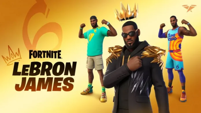 Lebron James in Fortnite ICON SERIES skin SajberSfera Lebron James in Fortnite ICON SERIES skin SajberSfera