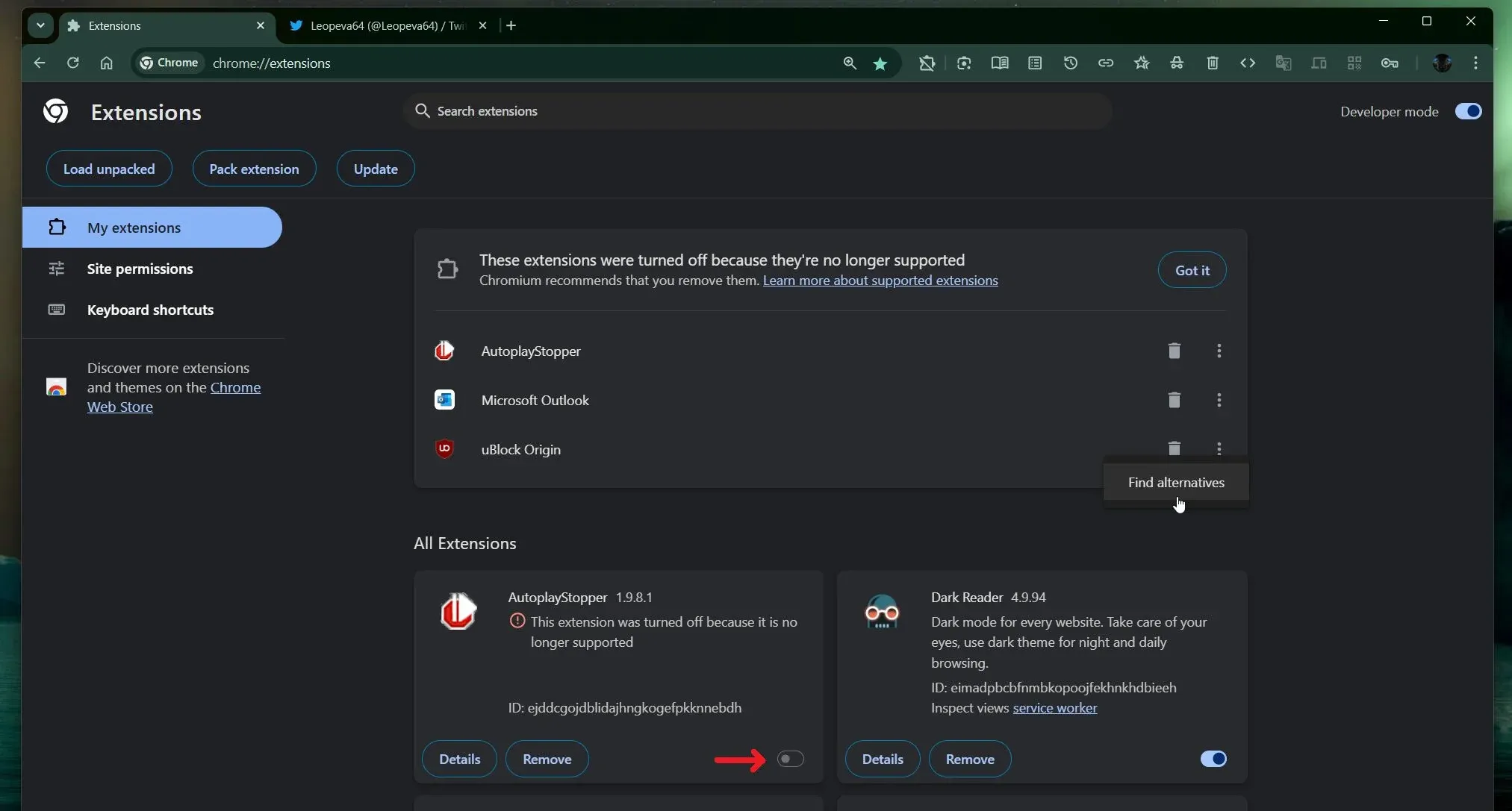 1727966504 chrome mv2 add ons not work via leopeva64 twiiter Sajber Sfera IT News, Tech, Gaming, Reviews