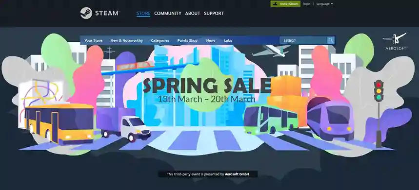 Steam prolećna rasprodaja 2025. je počela! 1 Steam prolećna rasprodaja 2025. otvara svoja vrata na nedelju dana uz popuste na hiljade PC igara